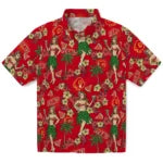 Calgary Flames Hawaiian Shirt - Hawaiian Girls Design – Moonbestprint