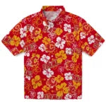 Calgary Flames Hibiscus Bloom Hawaiian Shirt – Moonbestprint