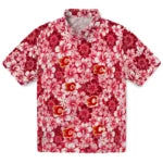 Calgary Flames Hawaiian Shirt - Hibiscus Blooms – Moonbestprint