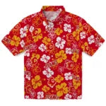 Calgary Flames Hawaiian Shirt - Hibiscus Flower Design – Moonbestprint