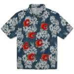 Calgary Flames Hawaiian Shirt - Hibiscus Flowers – Moonbestprint