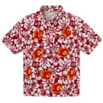 Calgary Flames Hawaiian Shirt - Hibiscus Motif – Moonbestprint