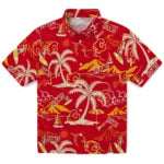 Calgary Flames Hawaiian Shirt - Palm Tree Island – Moonbestprint