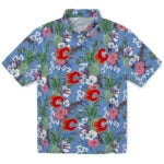 Calgary Flames Hawaiian Shirt - Pineapple Bouquet – Moonbestprint