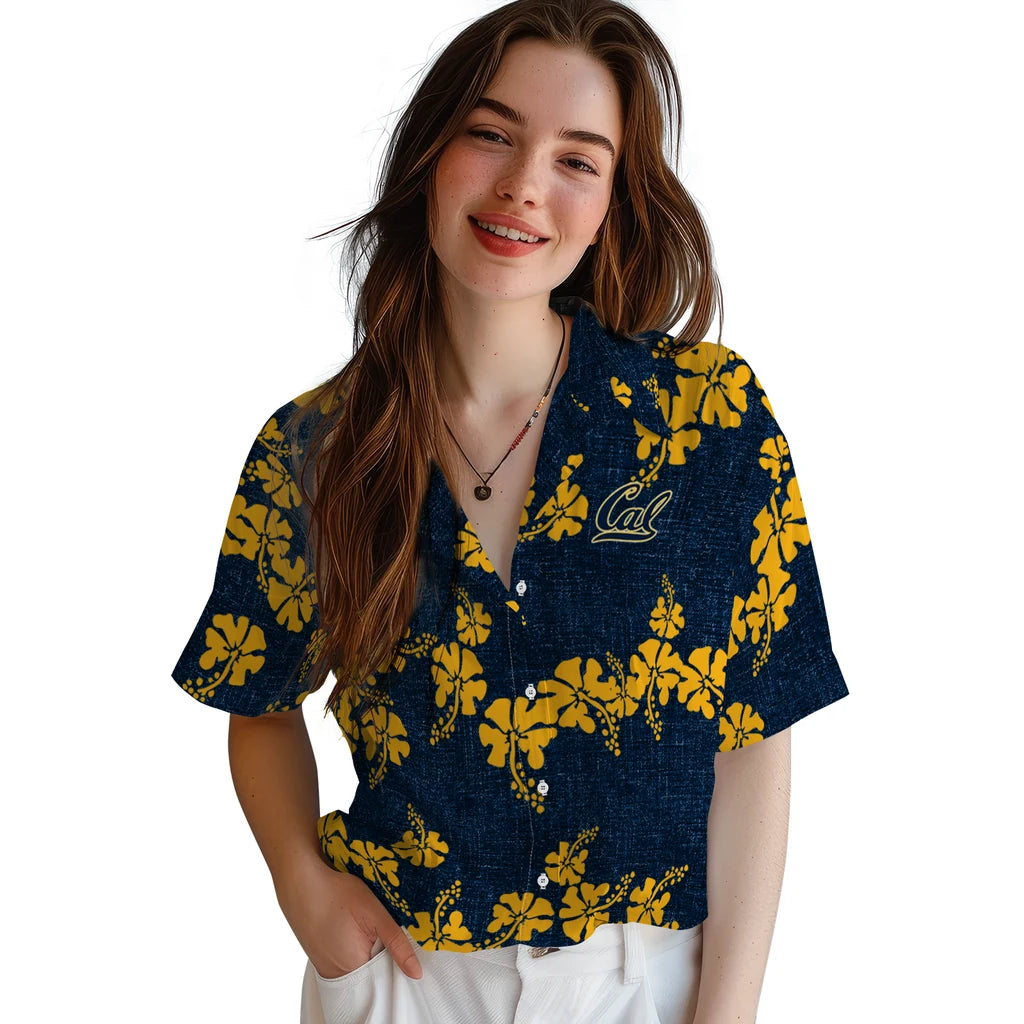 California Golden Bears Hawaiian Shirt - 50th State Flower | Moonbestprint