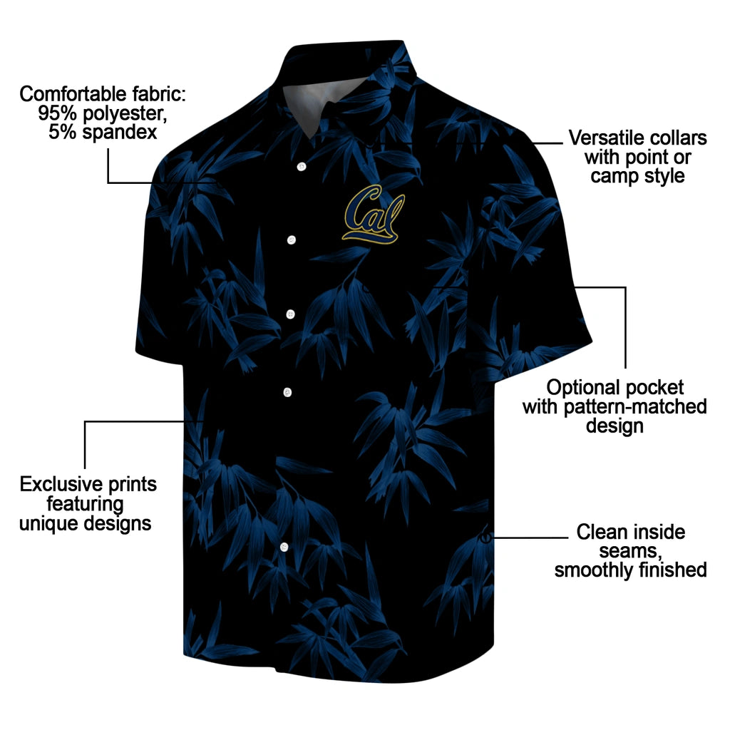 California Golden Bears Hawaiian Shirt - Bamboo Branches | Moonbestprint