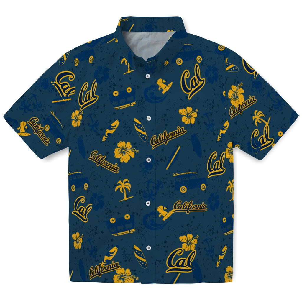 California Golden Bears Hawaiian Shirt - Beach Vibe | Moonbestprint
