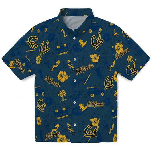 California Golden Bears Hawaiian Shirt - Beach Vibe | Moonbestprint