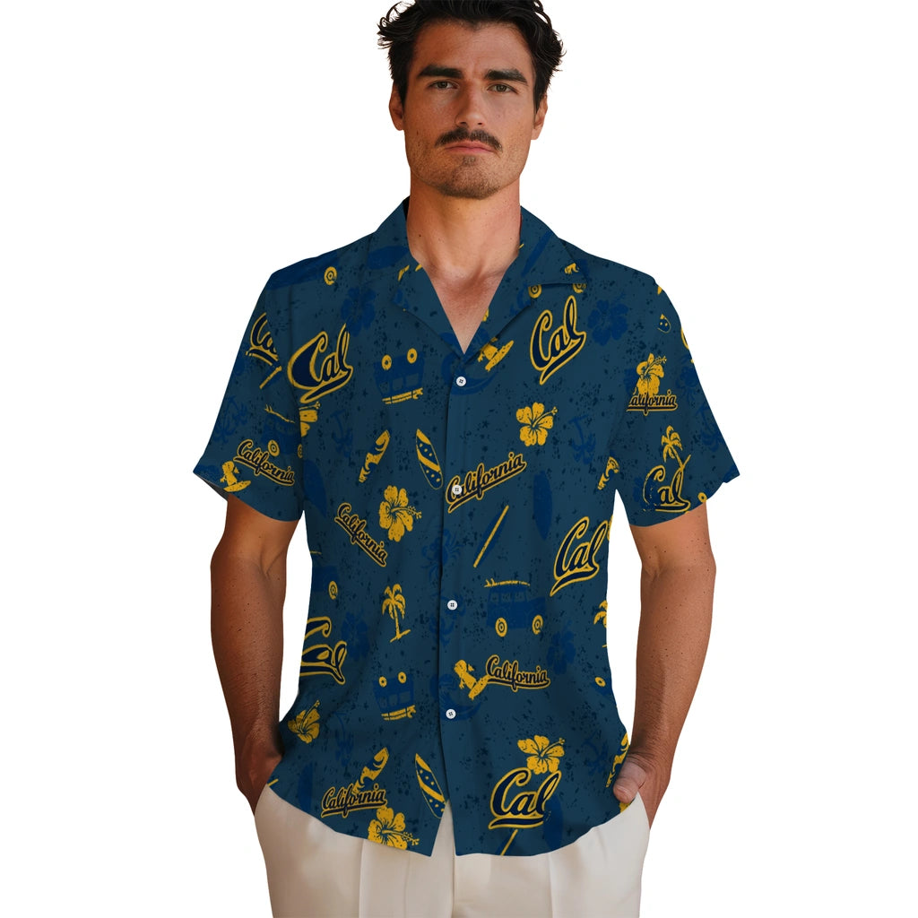 California Golden Bears Hawaiian Shirt - Beach Vibe | Moonbestprint
