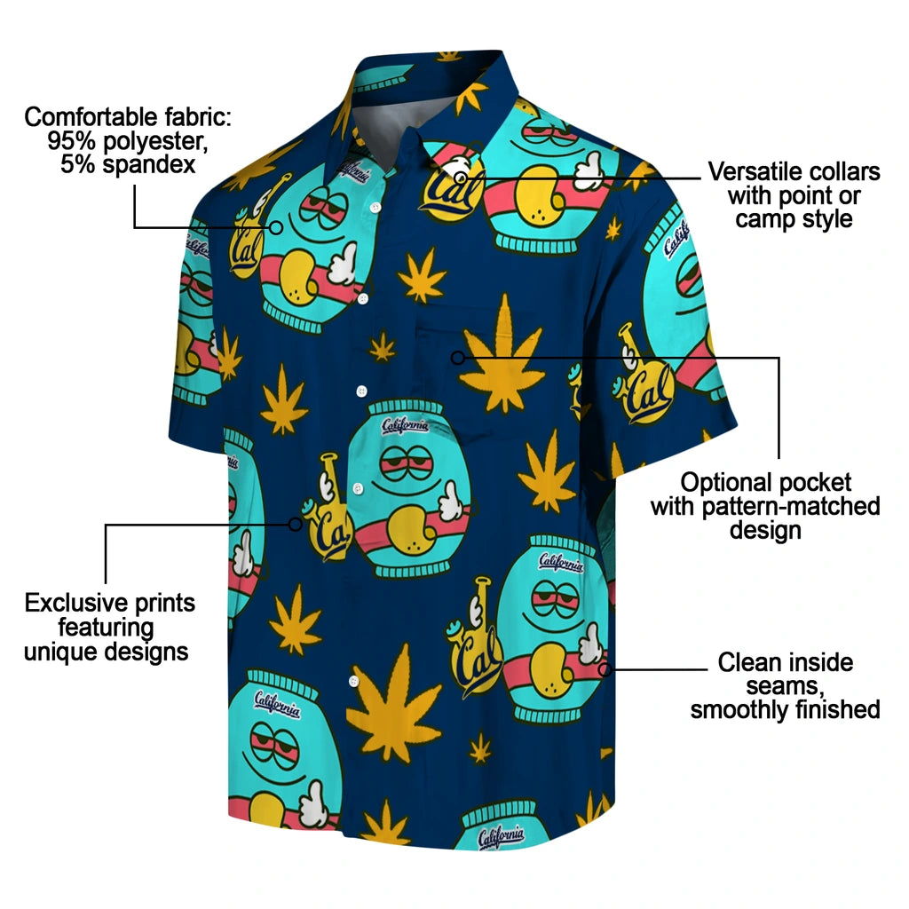 California Golden Bears Hawaiian Shirt - Chill Vibe | Moonbestprint