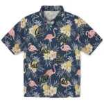 California Golden Bears Hawaiian Shirt - Flamingo Hibiscus | Moonbestprint