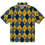 California Golden Bears Hawaiian Shirt - Golfing Plaid | Moonbestprint