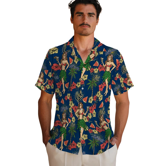 California Golden Bears Hawaiian Shirt - Hawaiian Girls Design | Moonbestprint