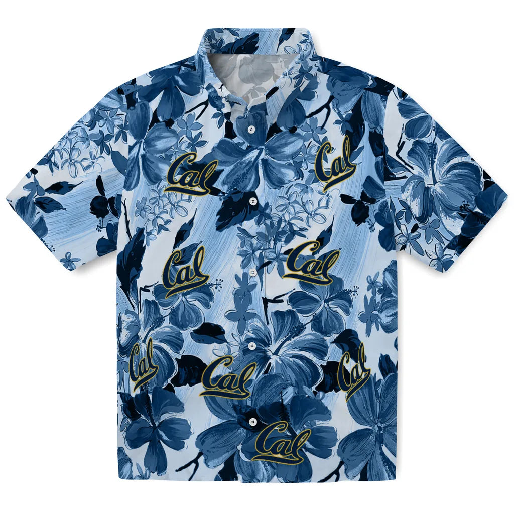 California Golden Bears Hawaiian Shirt - Hibiscus Arrangement | Moonbestprint