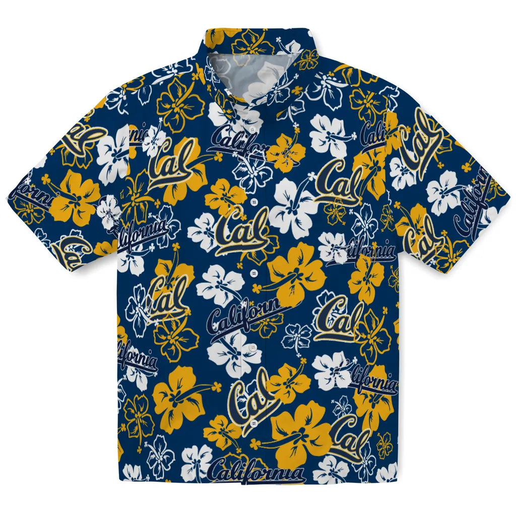 California Golden Bears Hibiscus Bloom Hawaiian Shirt – Moonbestprint