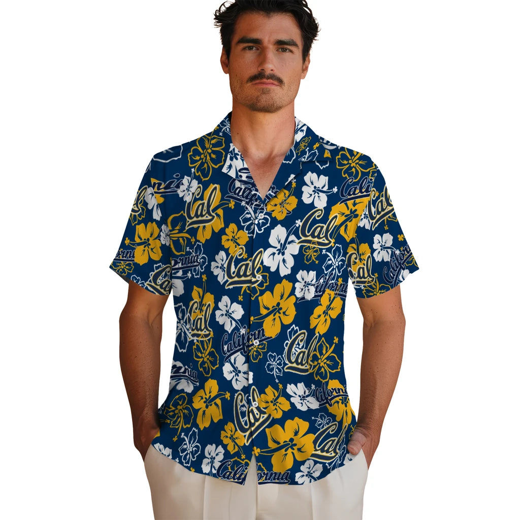 California Golden Bears Hibiscus Bloom Hawaiian Shirt – Moonbestprint