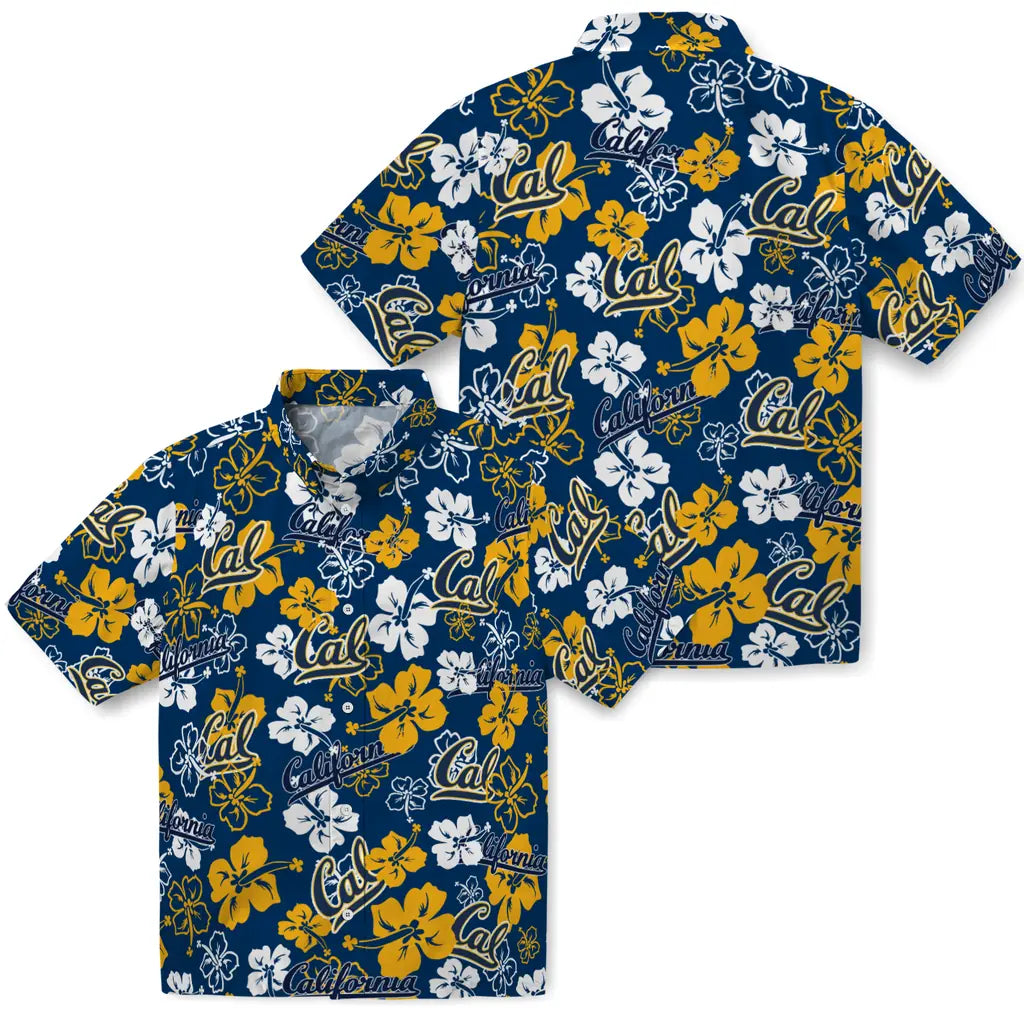California Golden Bears Hibiscus Bloom Hawaiian Shirt – Moonbestprint