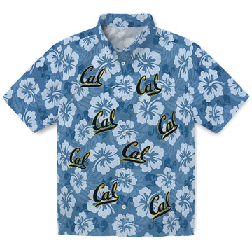 California Golden Bears Hawaiian Shirt - Hibiscus Cluster | Moonbestprint