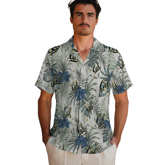 California Golden Bears Hawaiian Shirt - Hibiscus Designs | Moonbestprint