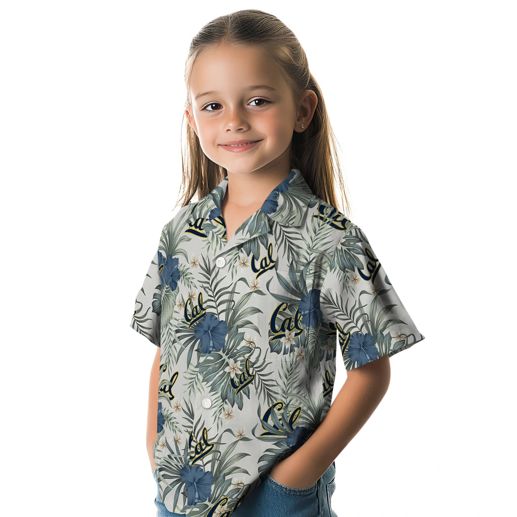 California Golden Bears Hawaiian Shirt - Hibiscus Designs | Moonbestprint