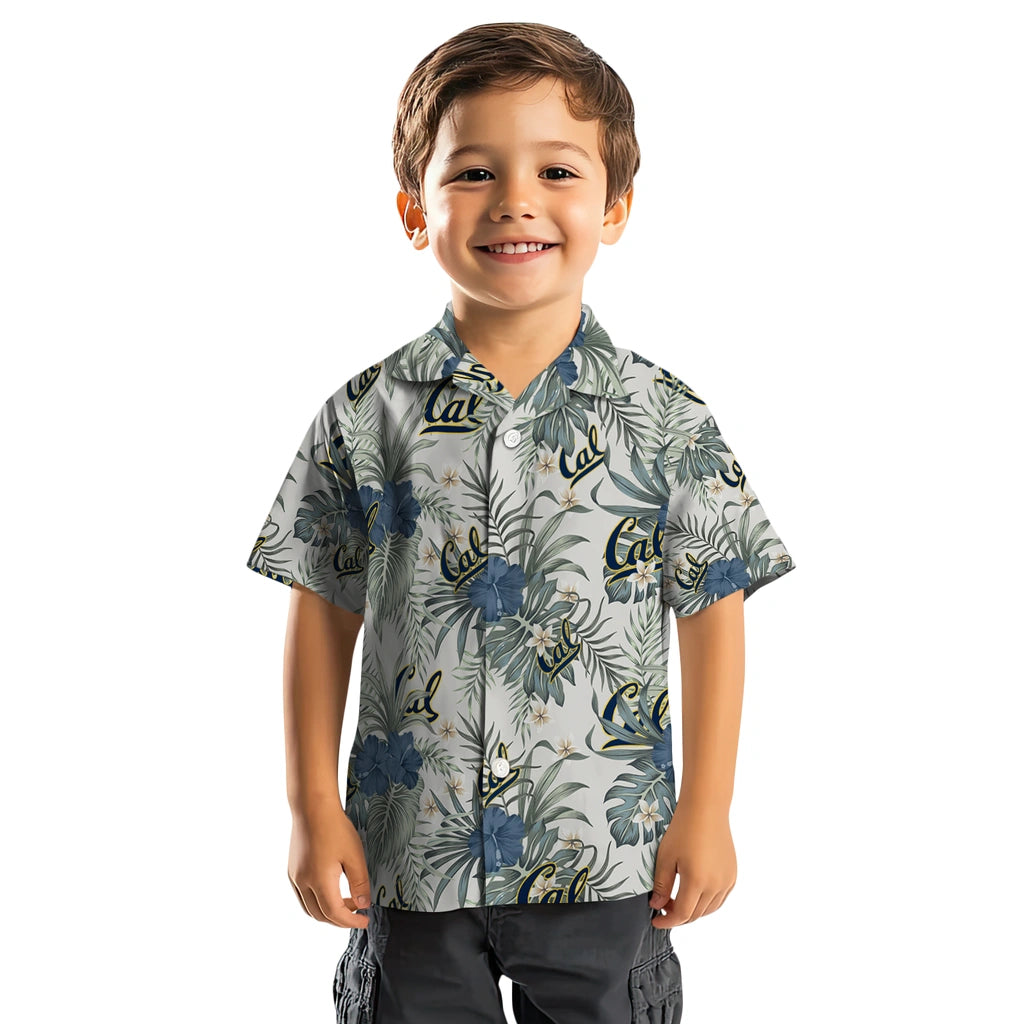 California Golden Bears Hawaiian Shirt - Hibiscus Designs | Moonbestprint