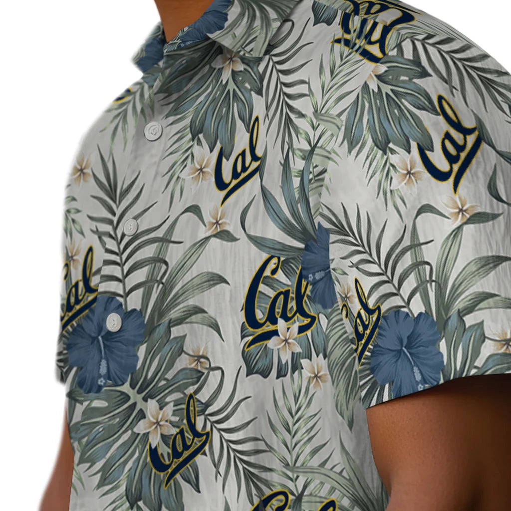 California Golden Bears Hawaiian Shirt - Hibiscus Designs | Moonbestprint