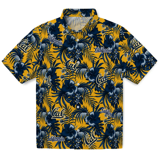 California Golden Bears Hawaiian Shirt - Hibiscus Exotic | Moonbestprint
