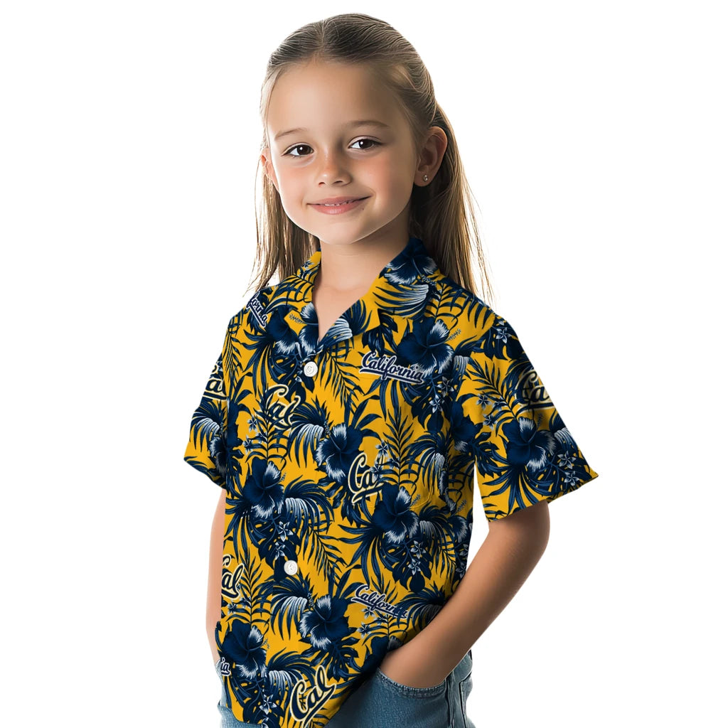 California Golden Bears Hawaiian Shirt - Hibiscus Exotic | Moonbestprint