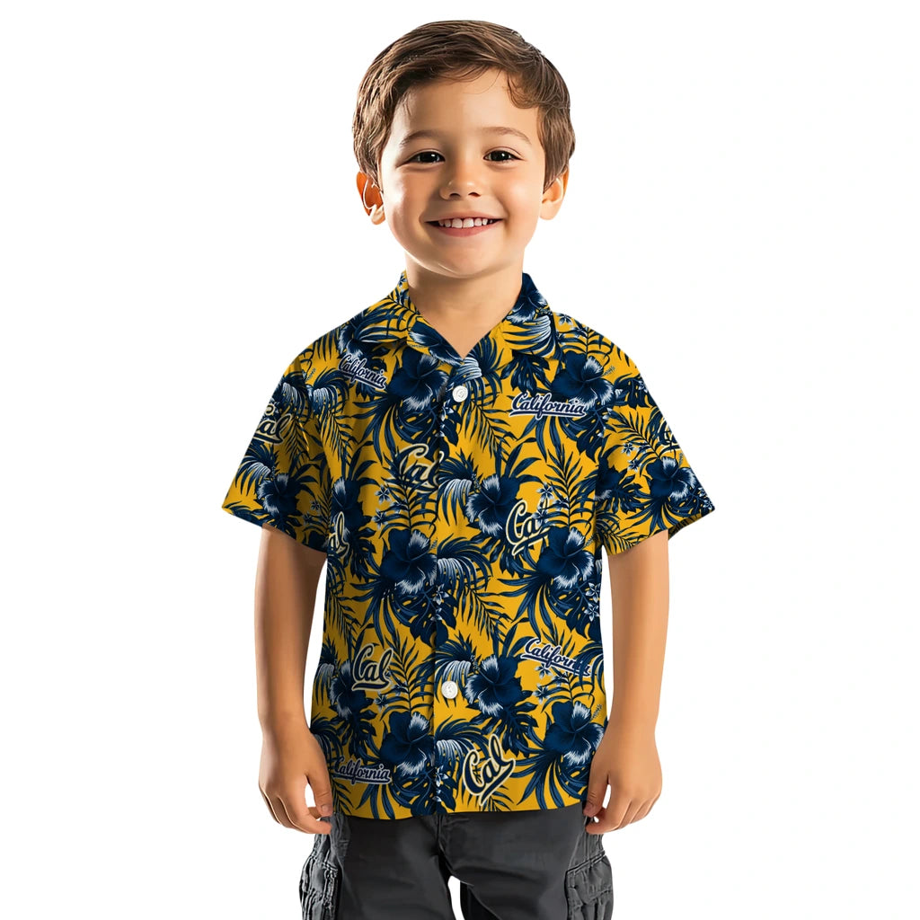 California Golden Bears Hawaiian Shirt - Hibiscus Exotic | Moonbestprint