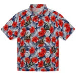 California Golden Bears Hawaiian Shirt - Hibiscus Fiesta | Moonbestprint