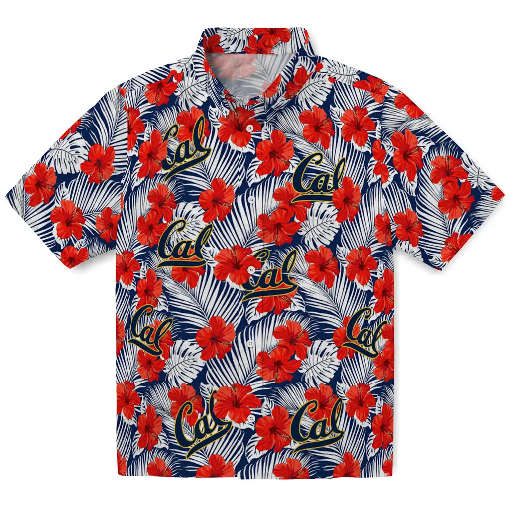 California Golden Bears Hawaiian Shirt - Hibiscus Fiesta | Moonbestprint