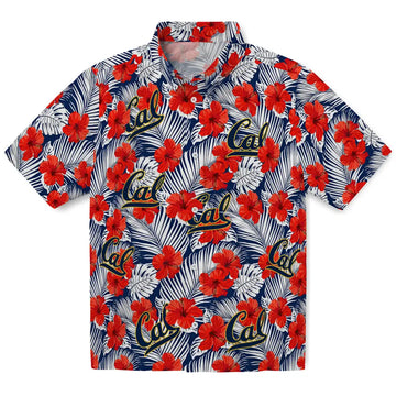 California Golden Bears Hawaiian Shirt - Hibiscus Fiesta | Moonbestprint