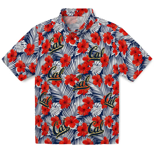 California Golden Bears Hawaiian Shirt - Hibiscus Fiesta | Moonbestprint