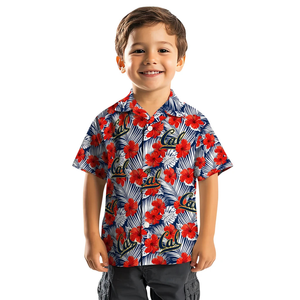 California Golden Bears Hawaiian Shirt - Hibiscus Fiesta | Moonbestprint
