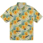 California Golden Bears Hawaiian Shirt - Hibiscus Mood | Moonbestprint
