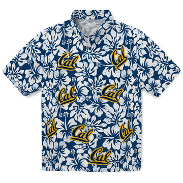 California Golden Bears Hawaiian Shirt - Hibiscus Motif | Moonbestprint