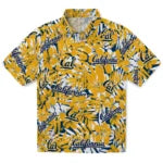 California Golden Bears Hawaiian Shirt - Hibiscus Overlay | Moonbestprint