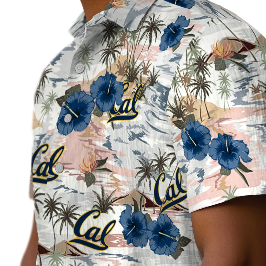 California Golden Bears Hawaiian Shirt - Hibiscus Seaside | Moonbestprint