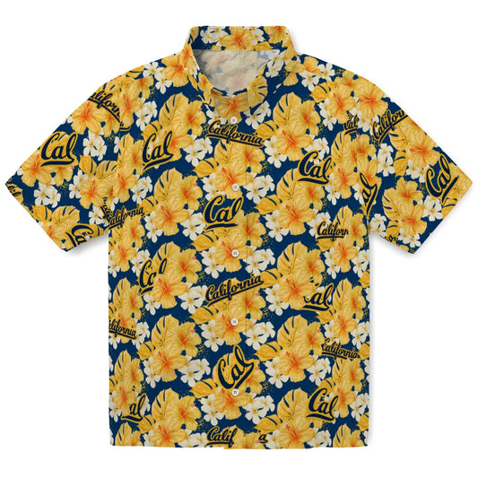 California Golden Bears Hawaiian Shirt - Hibiscus Tropics | Moonbestprint