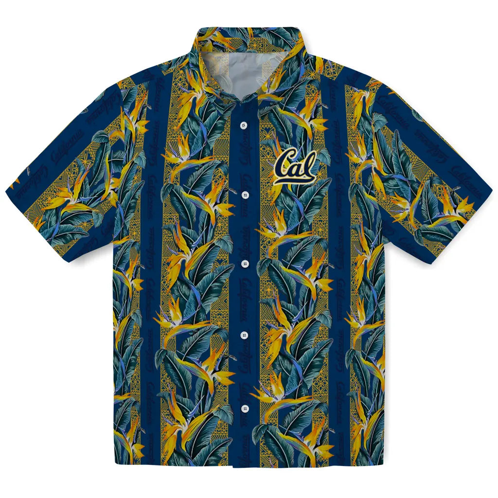 California Golden Bears Hawaiian Shirt - Paradise Vines | Moonbestprint