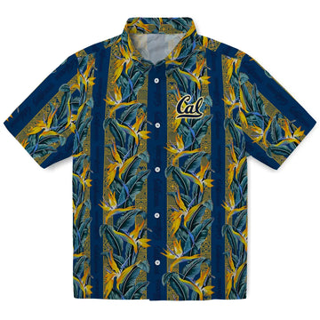 California Golden Bears Hawaiian Shirt - Paradise Vines | Moonbestprint