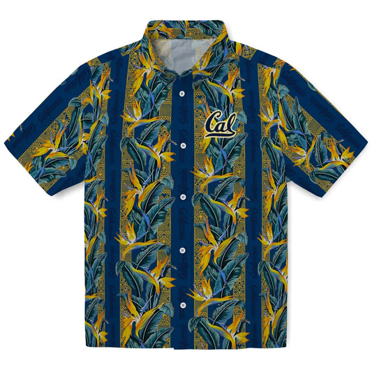 California Golden Bears Hawaiian Shirt - Paradise Vines | Moonbestprint