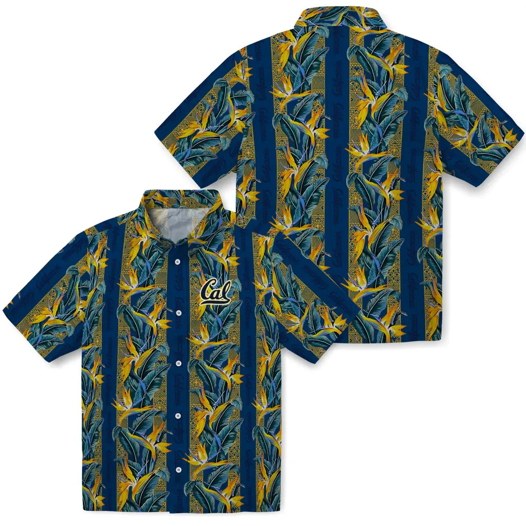 California Golden Bears Hawaiian Shirt - Paradise Vines | Moonbestprint