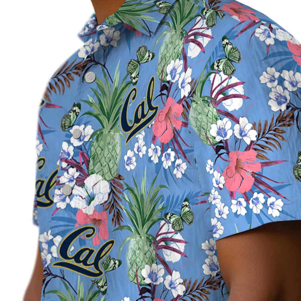 California Golden Bears Hawaiian Shirt - Pineapple Bouquet | Moonbestprint