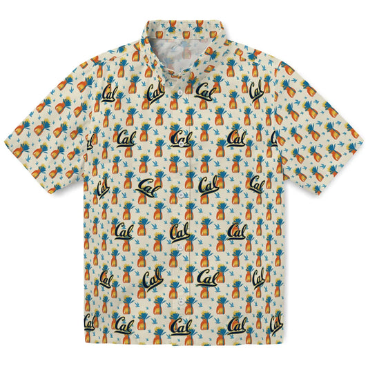 California Golden Bears Hawaiian Shirt - Pineapple Delight | Moonbestprint