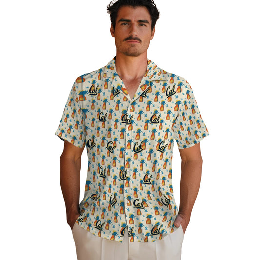 California Golden Bears Hawaiian Shirt - Pineapple Delight | Moonbestprint