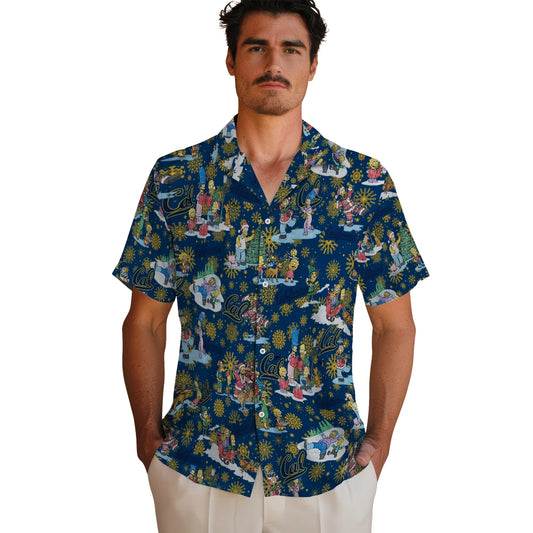 California Golden Bears Hawaiian Shirt - Simpsons Christmas | Moonbestprint