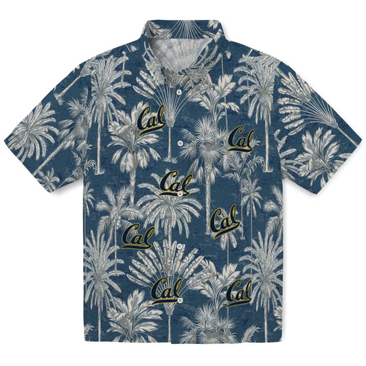 California Golden Bears Hawaiian Shirt - Vintage Palm Tree | Moonbestprint
