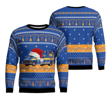 California Santa Clara County EMS Christmas Sweater 3D ? Usalast