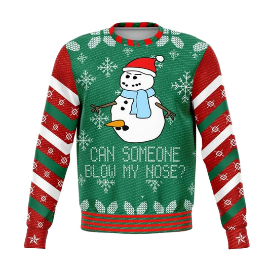 Can Someone Blow My Nose Dank Meme 3d Ugly Christmas Sweater ? Usalast